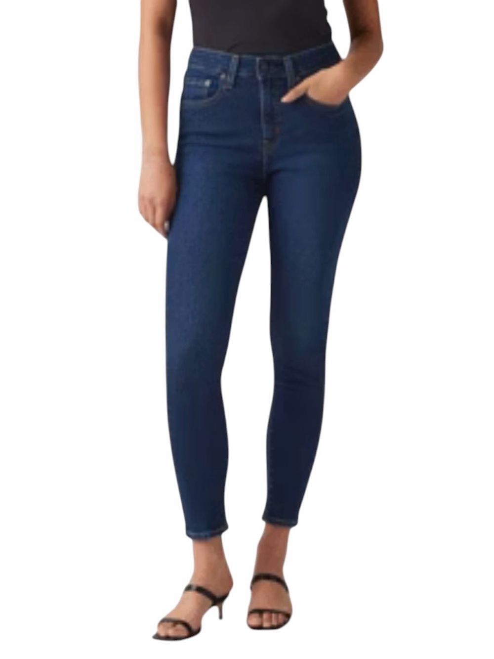 Levi’s 721•High Rise Dark Blue Skinny Jeans